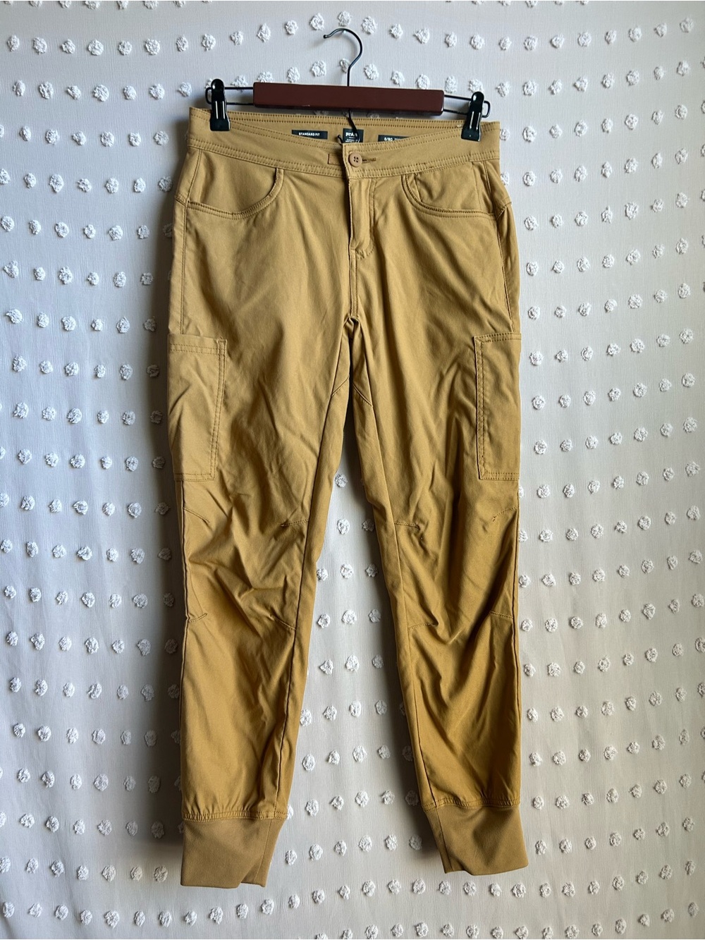 Prana Women’s Halle Joggers Hiking Sz 0 Yellow Earthbound